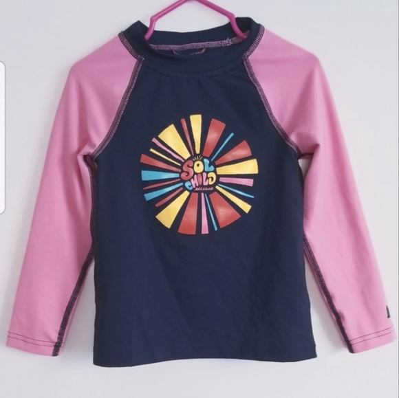 REI Sol Child Girl's Long Sleeve Swim Rashguard Top Size 4-5Y - Picture 6 of 11